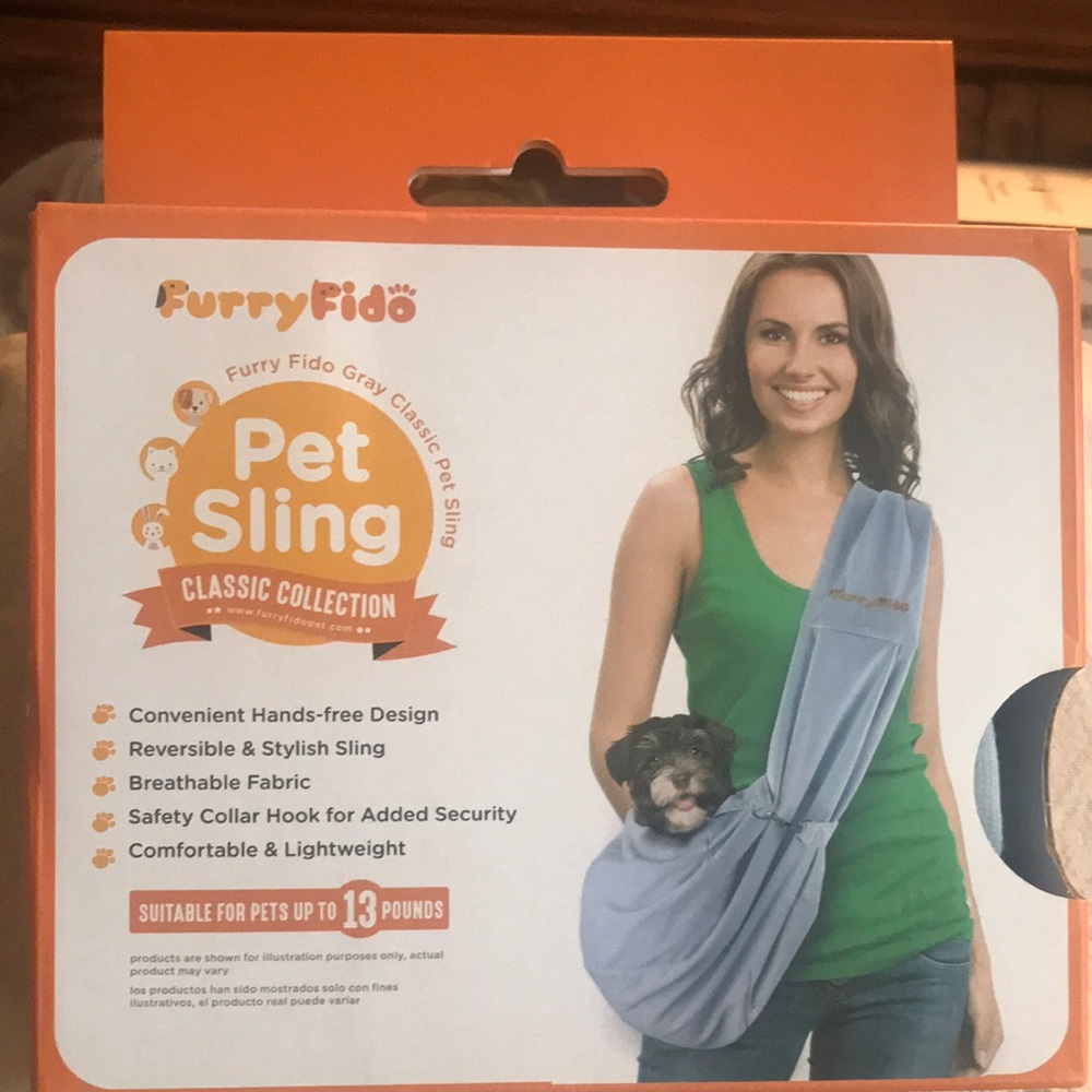 NIB ~ Blue Pet Sling for small Dogs